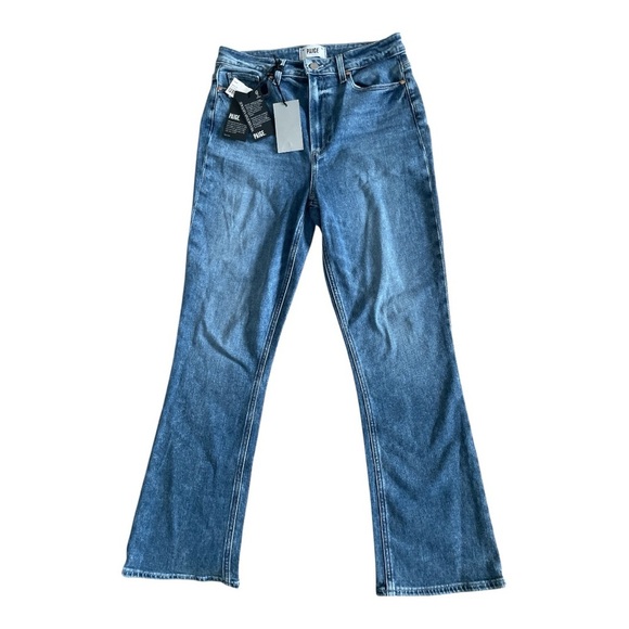 PAIGE Denim - NWT PAIGE FEMME High Rise Crop Mini Boot Jeans in Classic Blue